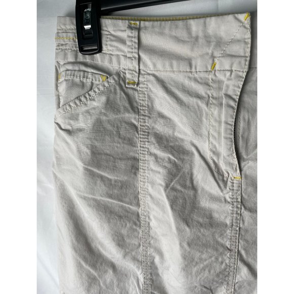 ANN TAYLOR LOFT women's mini skirt, cream/beige, size 6 - Picture 4 of 6